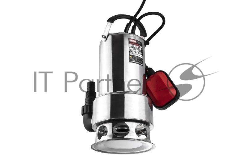 Насос дренажный Hammer NAP1000DInox 1000Вт 15000л/ч высота 9,5м, глубина 8м
