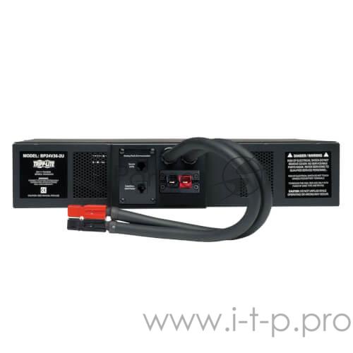 Монтируемый в стойку внешний блок аккумуляторных батарей Tripp Lite на 24 В для некоторых моделей ИБП марки Tripp Lite (BP24V36-2US) External 24V 2U Rack-Mount Battery Pack for select Tripp Lite UPS Systems (BP24V36-2US)