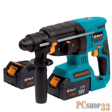 Перфоратор Bort BHD-18Li-BLZ патрон:SDS-plus уд.:2.2Дж аккум. (кейс в комплекте)