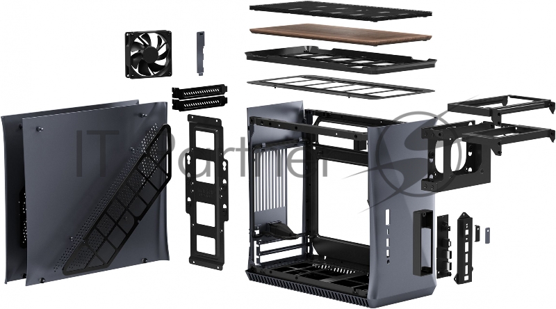 Корпус Fractal Design ERA ITX SILVER - WHITE OAK / Mini-ITX / 1x80mm fan inc. / FD-CA-ERA-ITX-SI