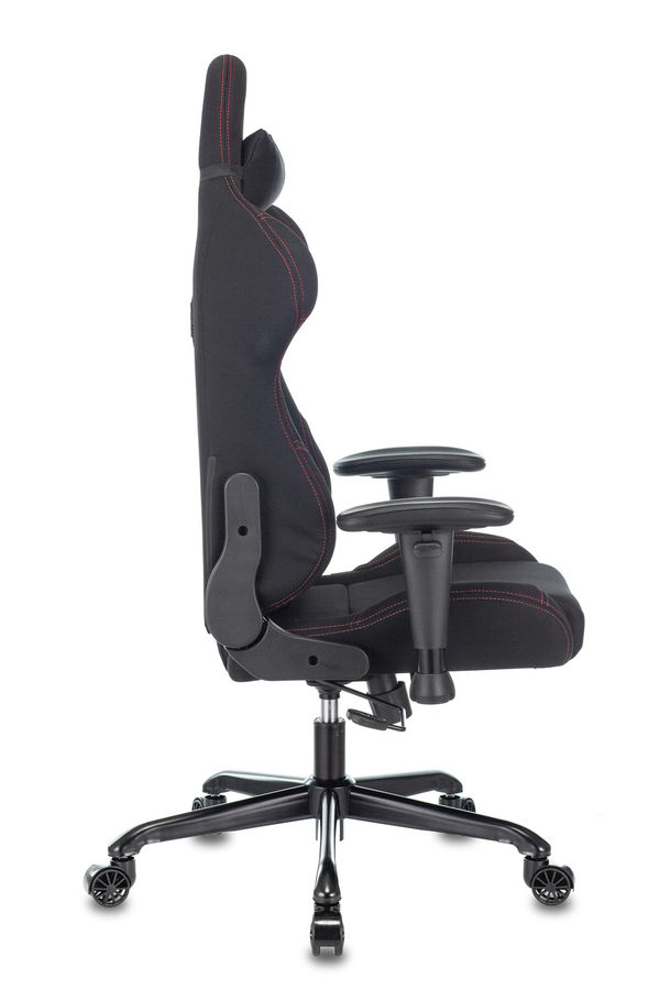 Кресло игровое Бюрократ 771N/BLACK-BL две подушки черный крестовина металл