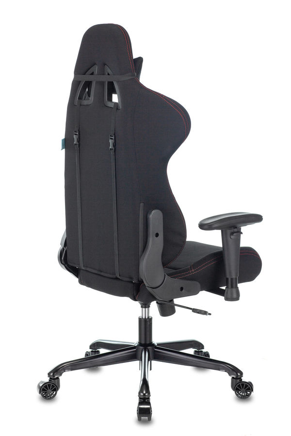 Кресло игровое Бюрократ 771N/BLACK-BL две подушки черный крестовина металл