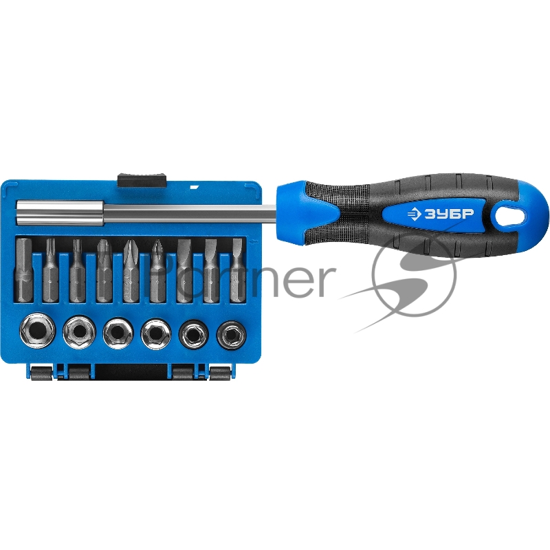 Набор отверточный Зубр 25216 16 предметов (жесткий кейс)