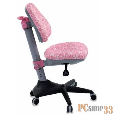 Кресло детское Бюрократ KD-2/PK/HEARTS-PK розовый сердца Hearts-Pk