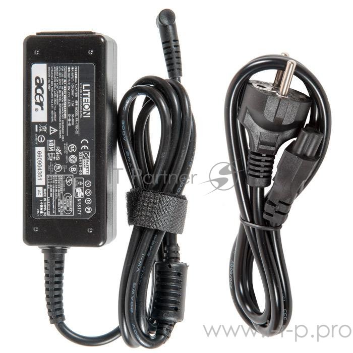 блок питания для ноутбука Acer 19V, 2.37А, 45W, 3.0x1.1 с кабелем