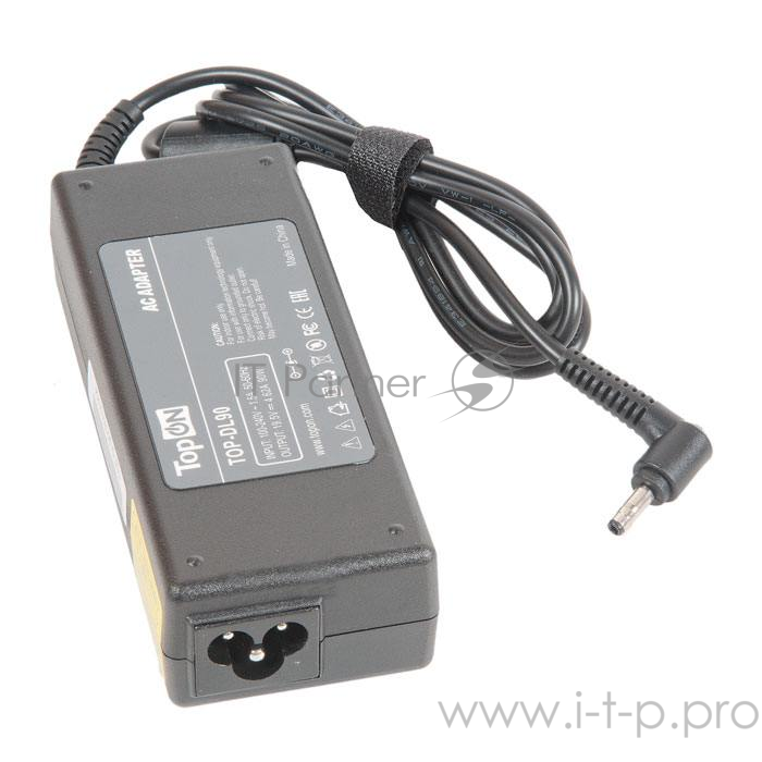 Блок питания для Dell 19.5V, 4.62А, 90W, 4.0х1.7