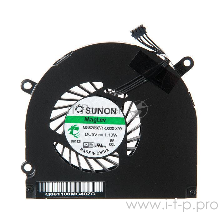 Вентилятор для Apple для MacBook Pro 15 A1286, правый для Mid 2010 - Mid 2012