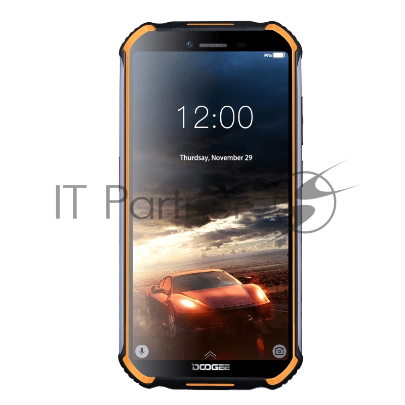 Смартфон Doogee Doogee S40 Fire Orange, 14 см (5.5) 18:9 480 x 960 пикселей, 1,5 ГГц, 4, 2 ГБ, 3 ГБ, 32 ГБ, 5 МП+8 МП/5 МП, Две SIM-карты, Да, Да, BT, Да, Да, Да, Micro-USB, 4650 мА·ч, Android 9.0 (Pie), 238 г, 158,2 ммx79 ммx14,1 мм, IP68, IP69K, MI