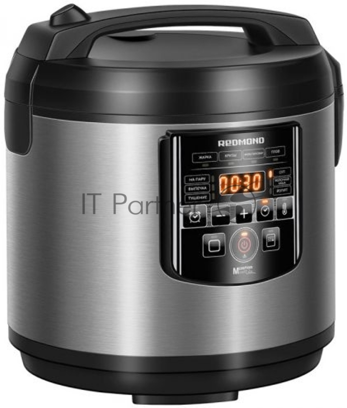 Мультиварка Redmond RMC-M38 5л 860Вт черный/серебристый