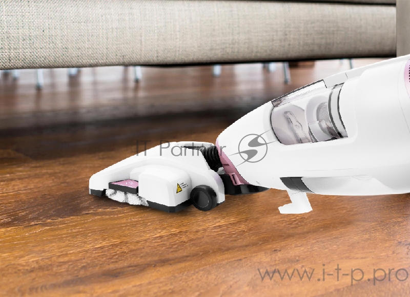 Вертикальный паровой пылесос «2 в 1» Kitfort 575-2-КТ Мощность 1600 Вт.Пылесборник 1,1 л.белый