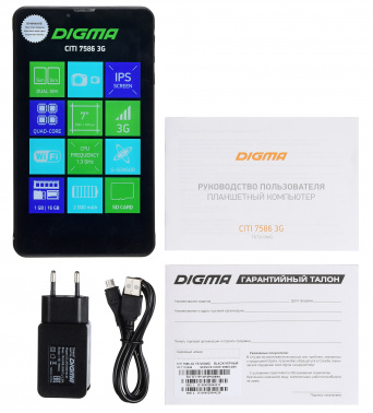 Планшет Digma CITI 7586 черный