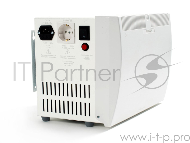 Источник бесперебойного питания TEPLOCOM 250+40 220 в 250 ва со встроенной акб 40 ач