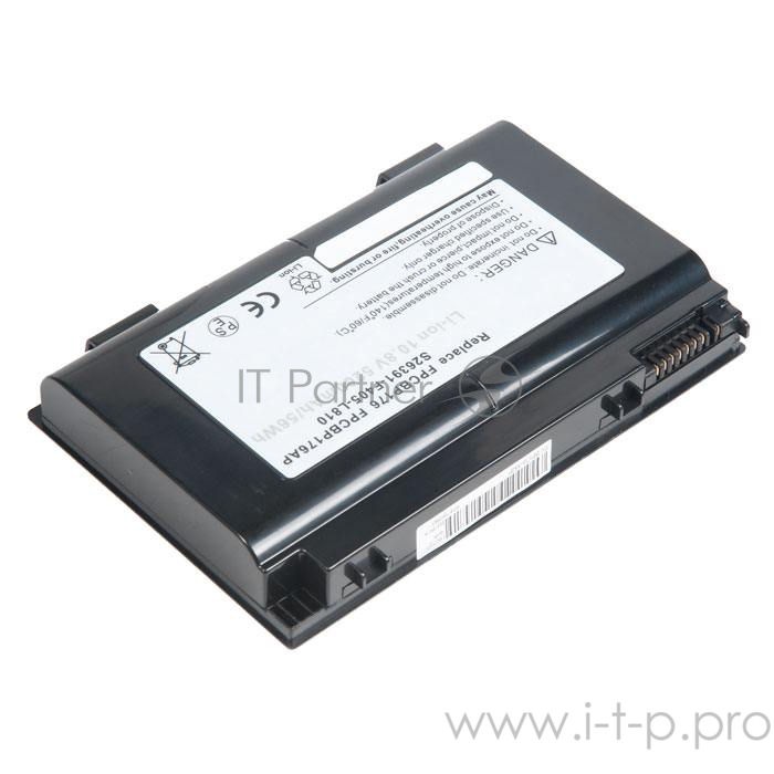 аккумулятор для ноутбука Fujitsu LifeBook A1220, A530, A6210, A6220, A6230, AH530, AH550, E780, E8410, E8420, E8420E, E8420LA, N7010, NH570, 10.8V, 5200mAh