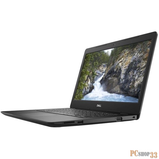 Ноутбук Dell Vostro 3490 Core i3 10110U/4Gb/1Tb/Intel UHD Graphics/14/HD (1366x768)/Windows 10 Home/black/WiFi/BT/Cam