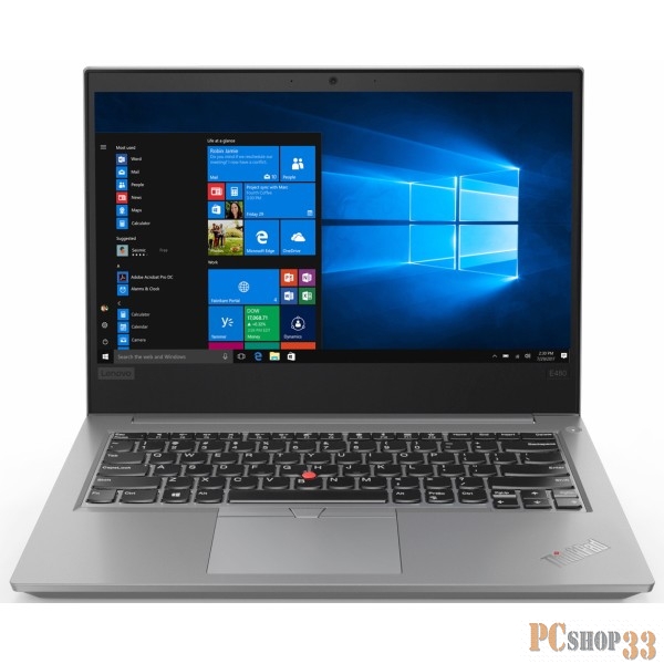 Ноутбук Lenovo ThinkPad E14-IML T Core i7 10510U/16Gb/SSD256Gb/AMD Radeon Rx 640 2Gb/14/IPS/FHD (1920x1080)/Windows 10 Professional 64/silver/WiFi/B