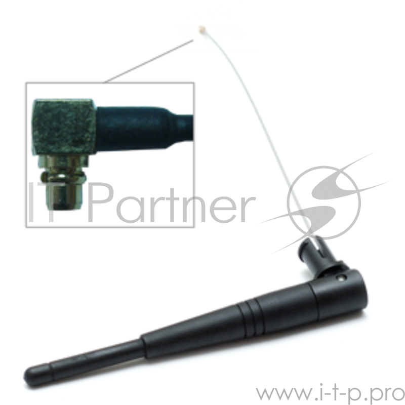 MikroTik 2.4-5.8 GHz Omnidirectional Swivel Antenna with cable and MMCX connector (for indoor use)