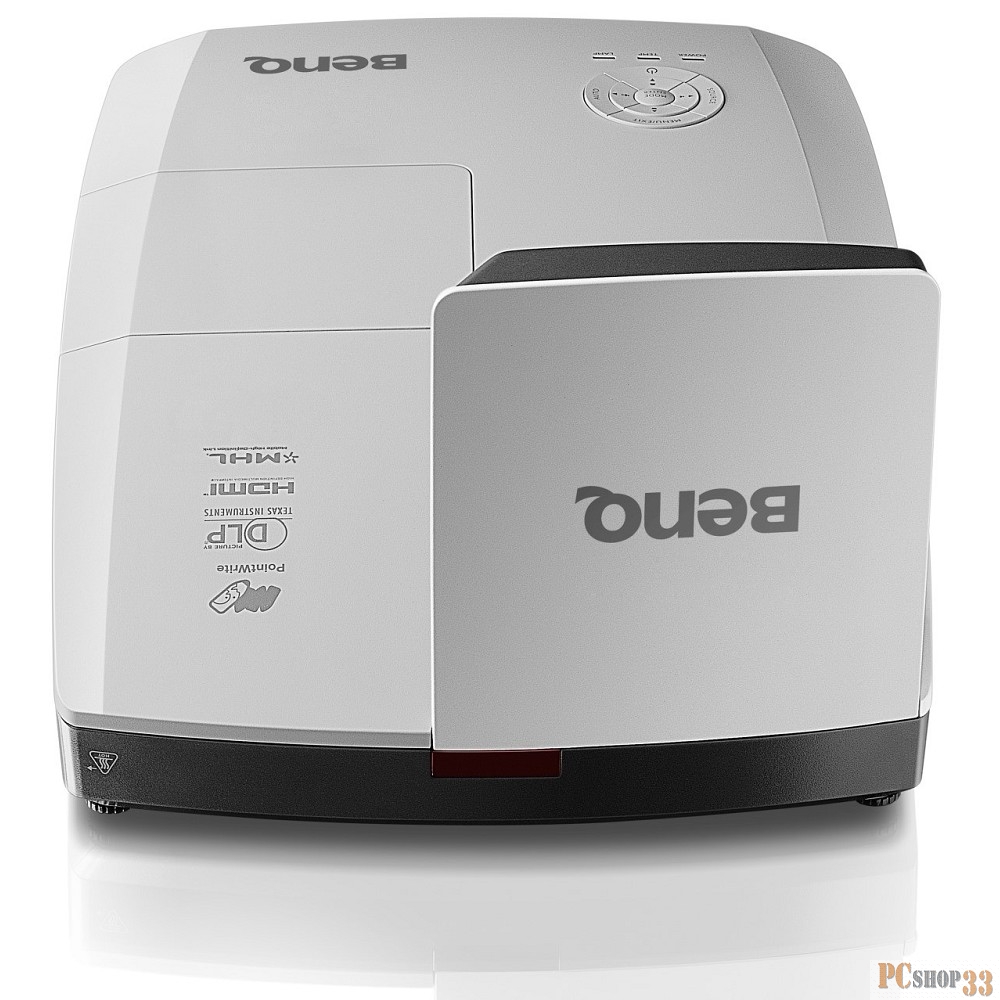 Проектор BenQ MH856UST+ Dust Guard Pro - UST 0.33 T/R, HDMIx2/ MHL1, VGAx2, LAN control, vertical L/S, interactive ready, wall mount, IP5X dustproo