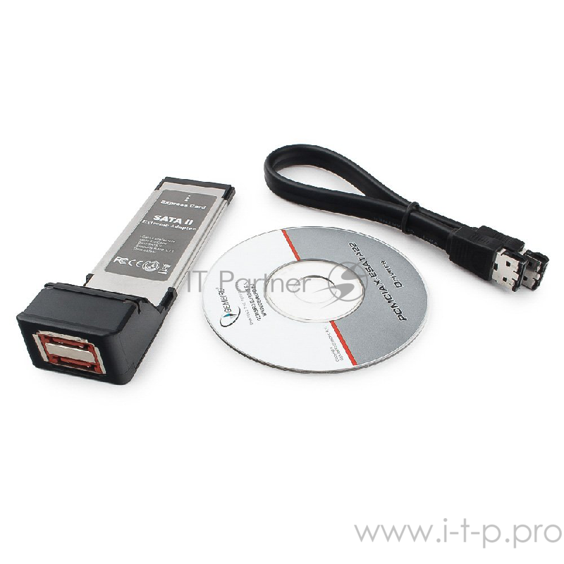 Контроллер Gembird Express Card PCMCIAX/34 на eSATA 2 порта