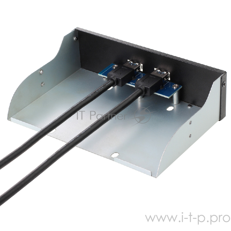 Панель CMU3-20 с двумя портами USB 3.0 в слот 5.25 компьютерного корпуса. (Два интерфейса USB 3.0 тип АМатериал панели: металлКоннектор 20pin для материнской платыДлина кабеля 0,8мДиаметр кабеля 6ммМатериал провода: медь 24+28AWGПозолоченные контакты
