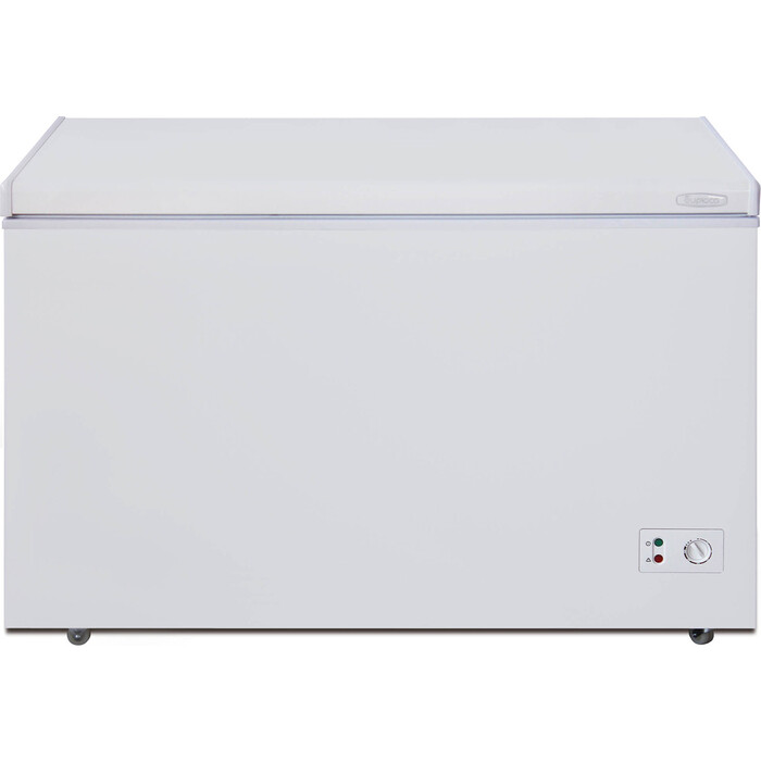 Морозильный ларь Бирюса Б-355KX белый с глухой крышкой