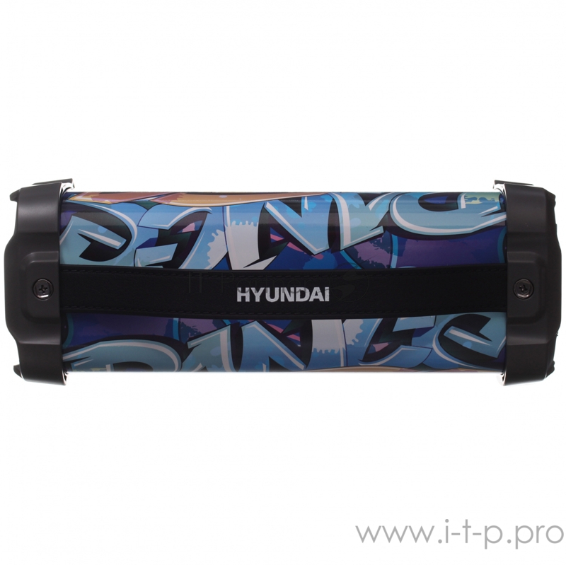 Колонка порт. Hyundai H-PAC460 черный 9W 1.0 BT/3.5Jack/USB 10м 1500mAh