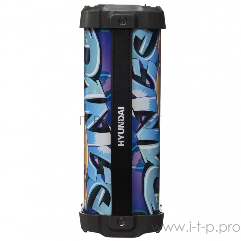 Колонка порт. Hyundai H-PAC460 черный 9W 1.0 BT/3.5Jack/USB 10м 1500mAh