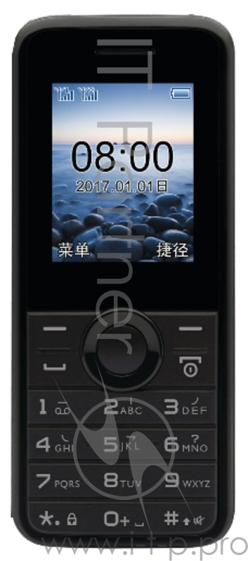 Мобильный телефон Philips E106 Black