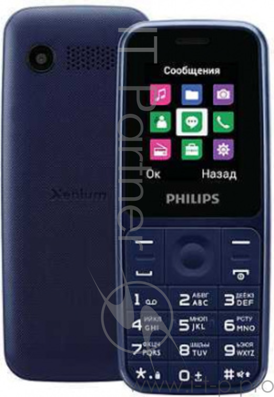 Мобильный телефон Philips E125 (Blue)