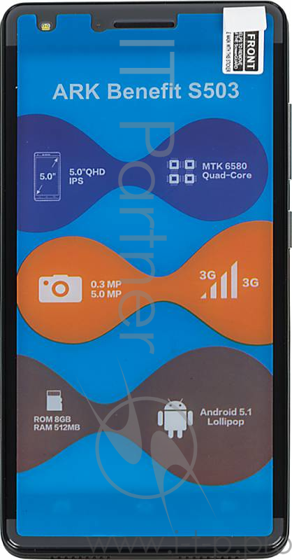Смартфон ARK Benefit S503 8Gb Black