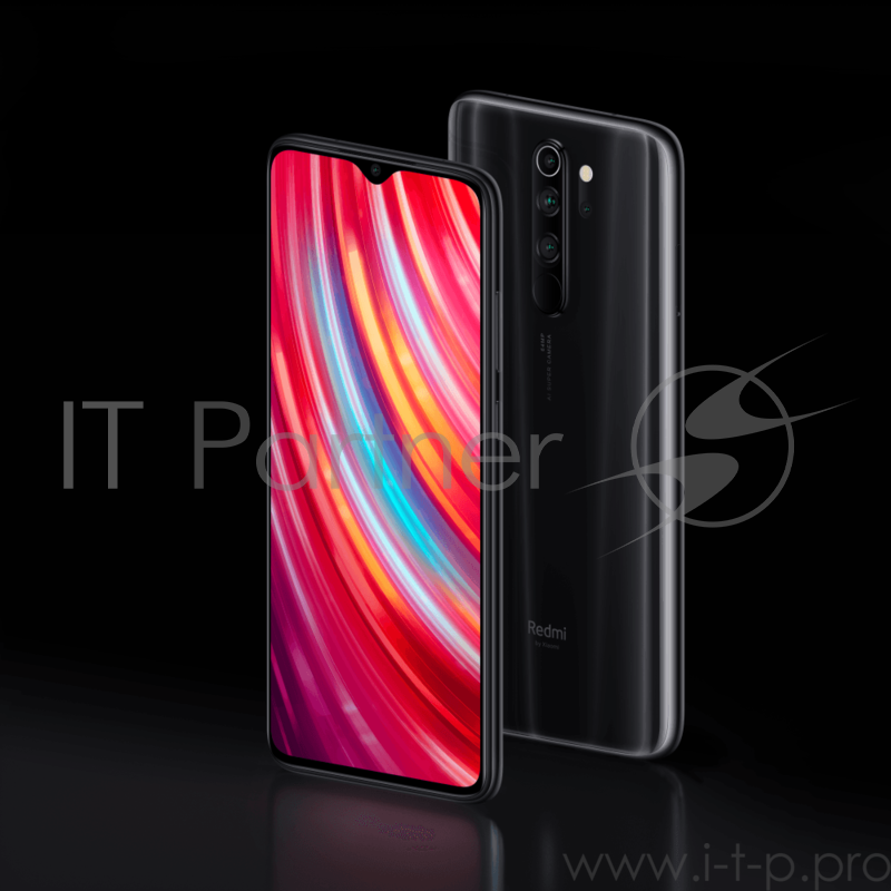 Смартфон Xiaomi Redmi note 8 Pro Mineral Grey(M1906G7G), 16,6 см (6.53) 1080x2340, 2,05 ГГц+ 2,0 ГГц, 8 Core, 6GB RAM, 128GB, 64 МП+8 МП+2 МП+2 МП/20Mpix, 2 Sim, 2G, 3G, LTE, BT v5.0, Wi-Fi, NFC, A-GPS, GALILEO, BEIDOU, GLONASS, GPS, Type-C, 4500mAh,