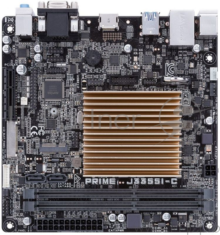 Материнская плата ASUS PRIME J3355I-C, RTL