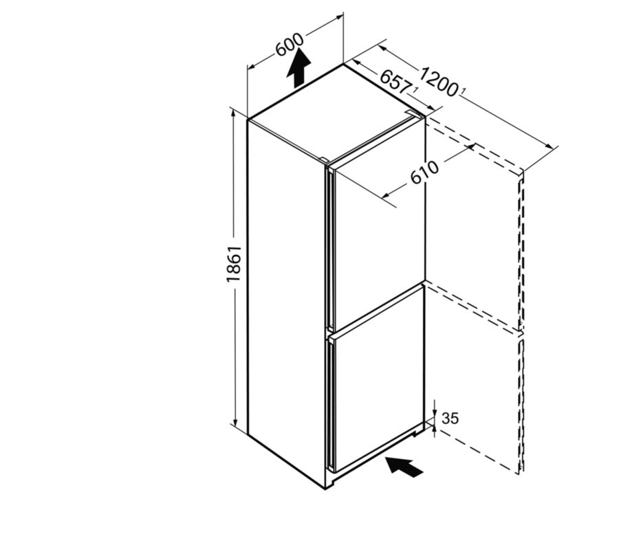 Холодильник LIEBHERR CNPel 4313 нержавеющая сталь (двухкамерный)