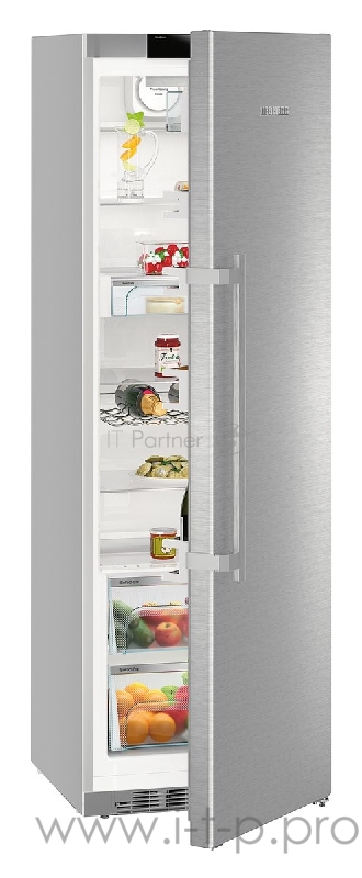 Холодильник Liebher Kef 4370 BluPerformance Premium, BioCool, ш. 60см, в. 185см,нержавеющая сталь