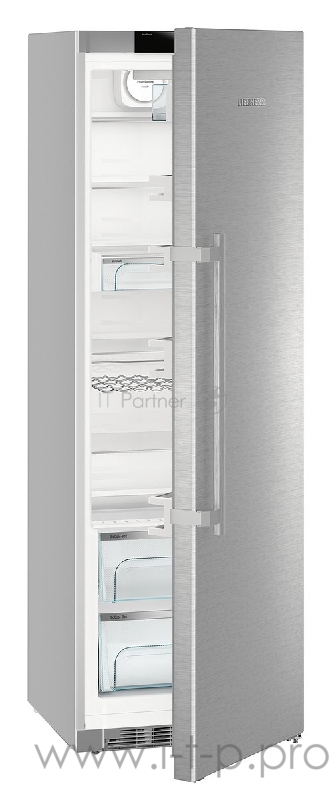 Холодильник Liebher Kef 4370 BluPerformance Premium, BioCool, ш. 60см, в. 185см,нержавеющая сталь