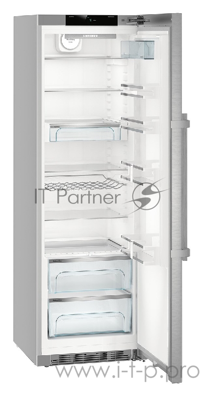 Холодильник Liebher Kef 4370 BluPerformance Premium, BioCool, ш. 60см, в. 185см,нержавеющая сталь