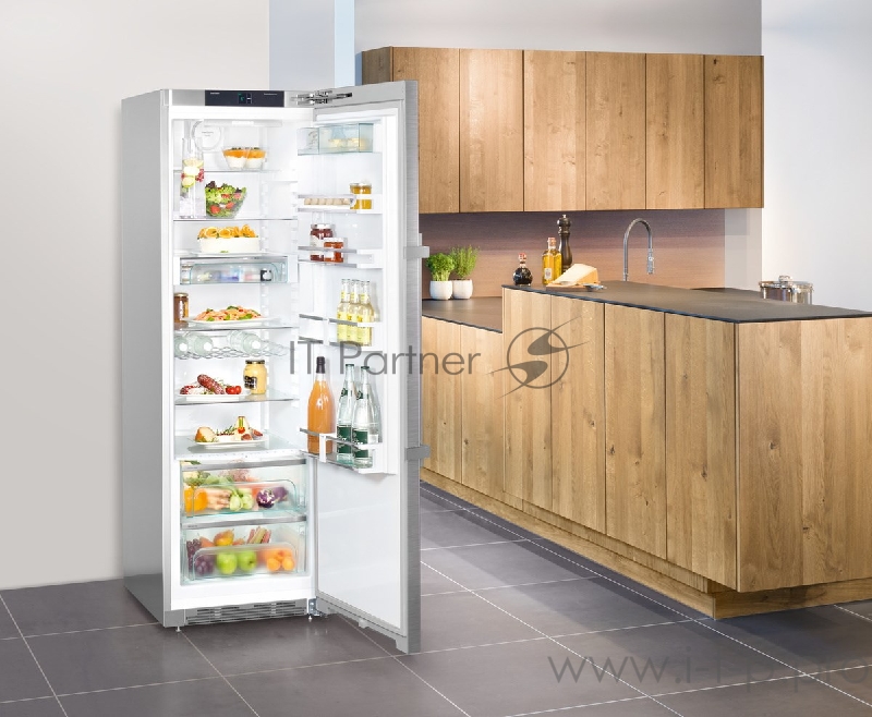 Холодильник Liebher Kef 4370 BluPerformance Premium, BioCool, ш. 60см, в. 185см,нержавеющая сталь