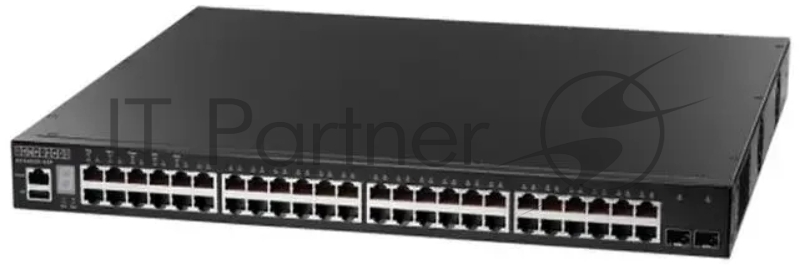 Коммутатор 48 x GE + 2 x 10G SFP+ ports + 1 x expansion slot (for dual 10G SFP+ ports) L3 Stackable
