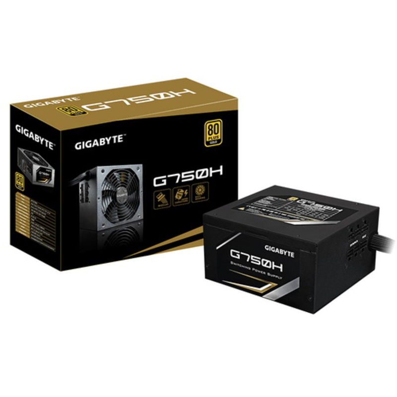 Блок питания Gigabyte 750W 80 PLUS GOLD GP-G750H
