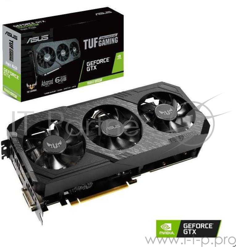 Видеокарта Asus PCI-E TUF 3-GTX1660S-A6G-GAMING nVidia GeForce GTX 1660SUPER 6144Mb 192bit GDDR6 1530/14002 DVIx1/HDMIx1/DPx1/HDCP Ret