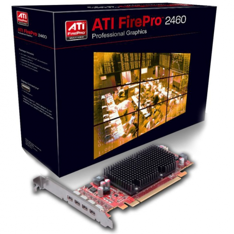 Видеокарта Sapphire FirePro 2460 512MB GDDR5 , DUAL MINI DP FULL, PCI-E,(100-505850),RTL