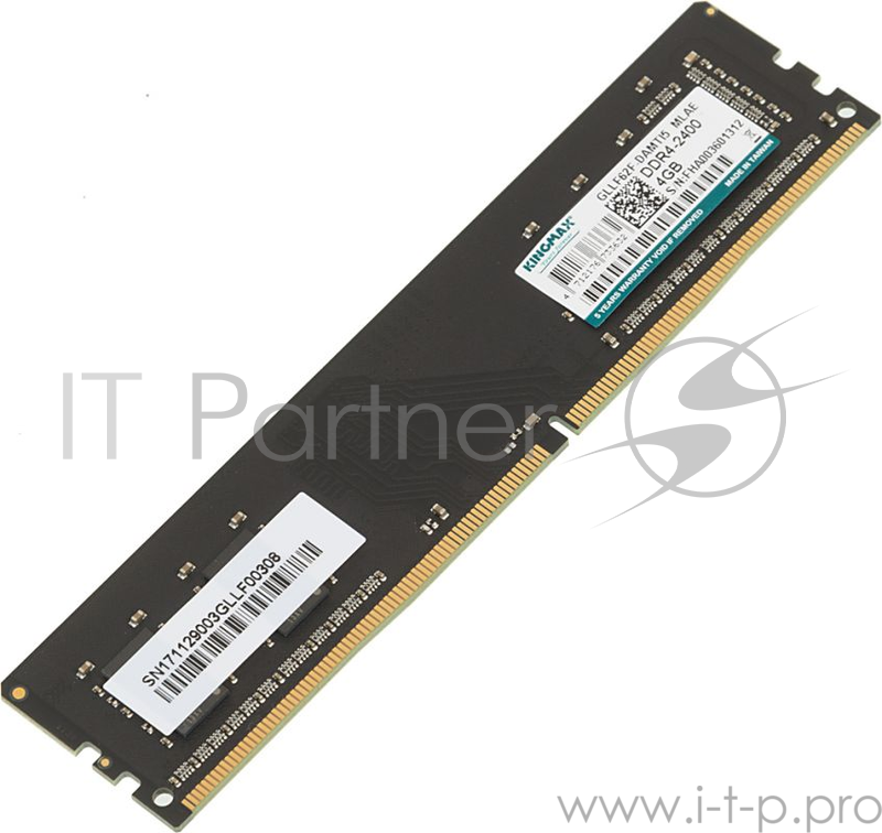 Оперативная память Kingmax DDR4 4Gb 2400MHz RTL PC4-19200 CL16 DIMM 288-pin 1.2В