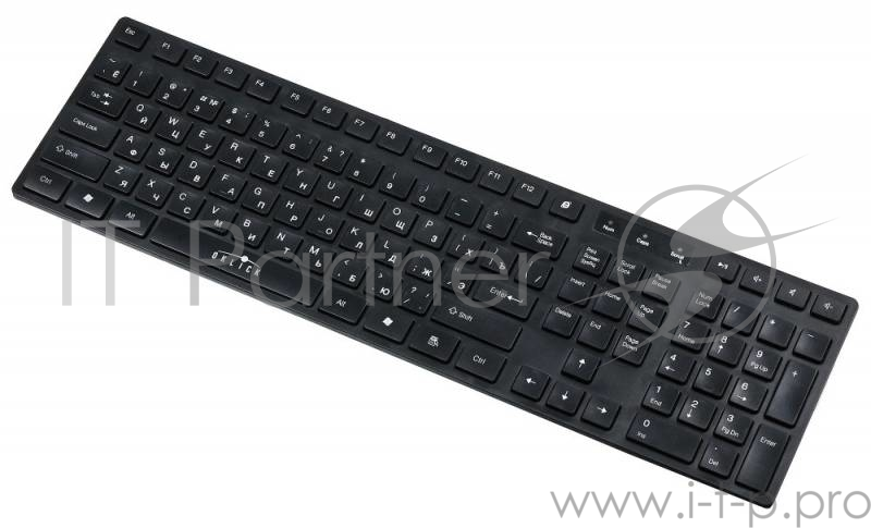 Клавиатура Oklick 570M черный USB slim Multimedia