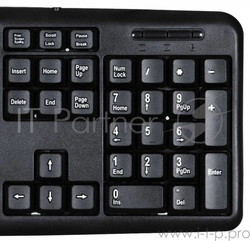 Клавиатура Oklick 180M черный USB