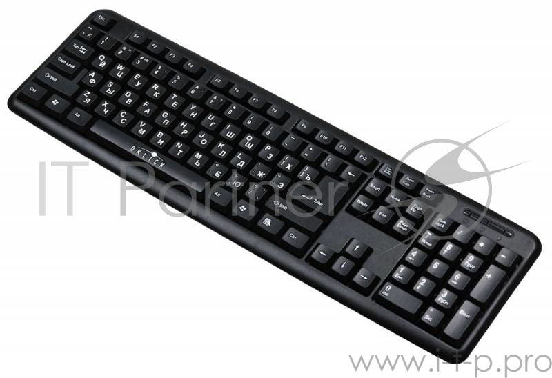 Клавиатура Oklick 180M черный USB