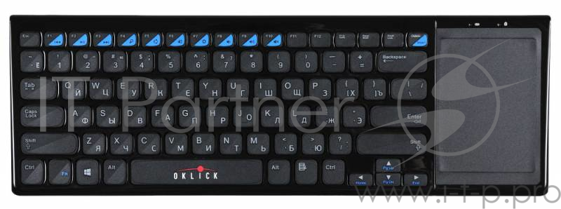 Клавиатура Wireless Oklick 850ST slim Multimedia Touch 866481