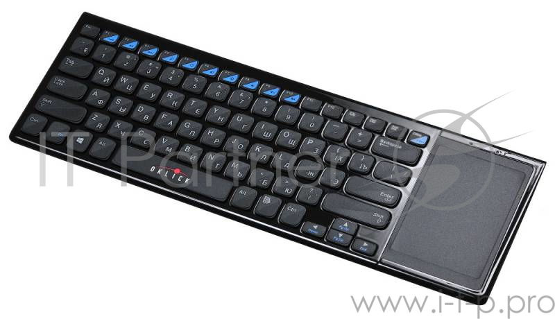 Клавиатура Wireless Oklick 850ST slim Multimedia Touch 866481