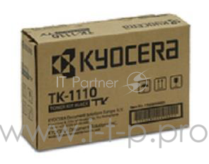 Тонер-картридж Kyocera TK-1110 (1T02M50NX0/1T02M50NX1) черный для FS-1040/FS-1060DN/FS-1020MFP/F 2500 стр.