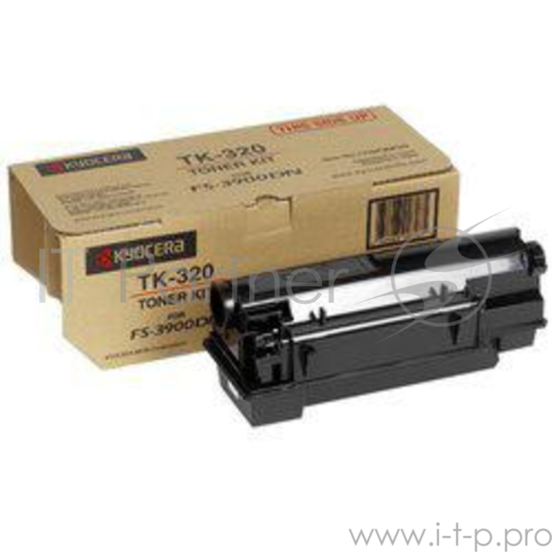 Тонер-картридж Kyocera TK-320 (1T02F90EU0/1T02F90EUC), Black черный, 15000 стр., для FS-3900DN/4000DN