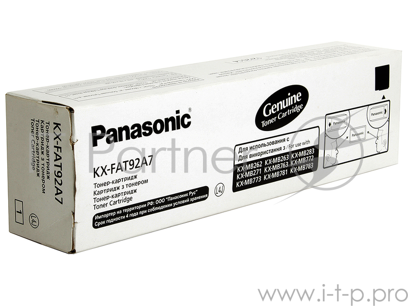 Тонер Panasonic KX-MB263/MB763/MB773 (KX-FAT92А) 2K