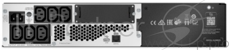 ИБП APC Smart-UPS Li-Ion 750VA/600W, RM 2U, Line-Interactive, LCD, Out: 220-240V 6xC13, SmartSlot, USB, 5 y.war.